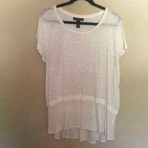 Beautiful white, short sleeve shirt